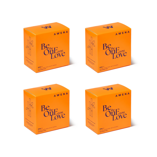 Set de 4x Absorbante din fibră de bambus 100%