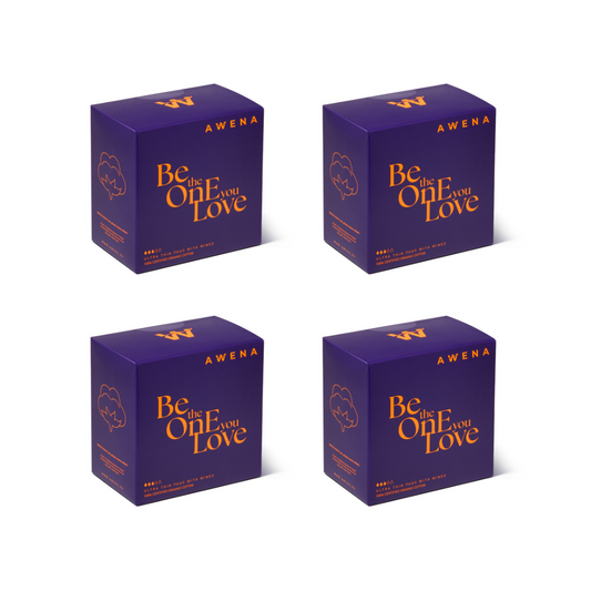 Set de 4x Absorbante din bumbac organic 100%